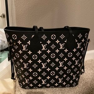 💋sold💋Neverfull black white Empreinte new